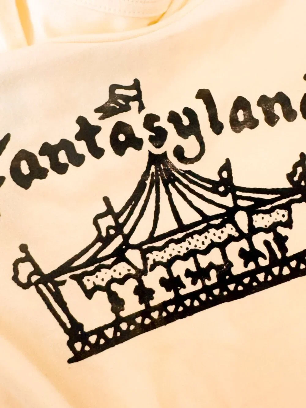 Disney Fantasyland Carousel T shirt‎ and rainbow skirt sister sets 8 & 10